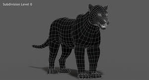 Big Cats 03 3D Model Thumbnail