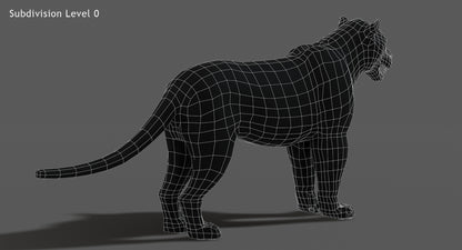 Big Cats 03 3D Model