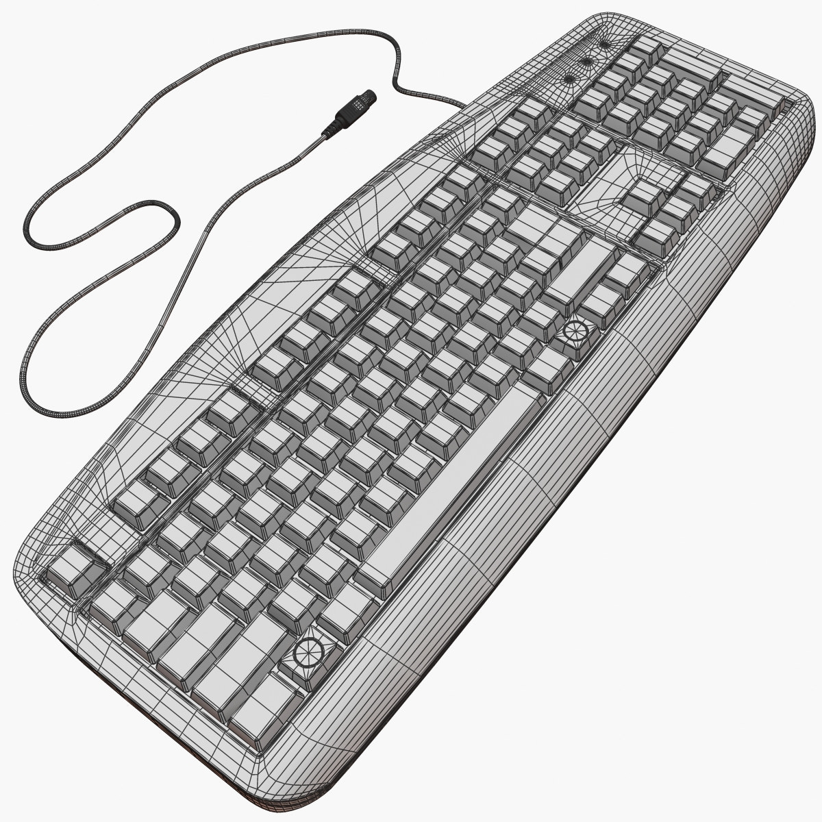 Black Computer 3D Model