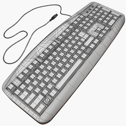 Black Computer 3D Model