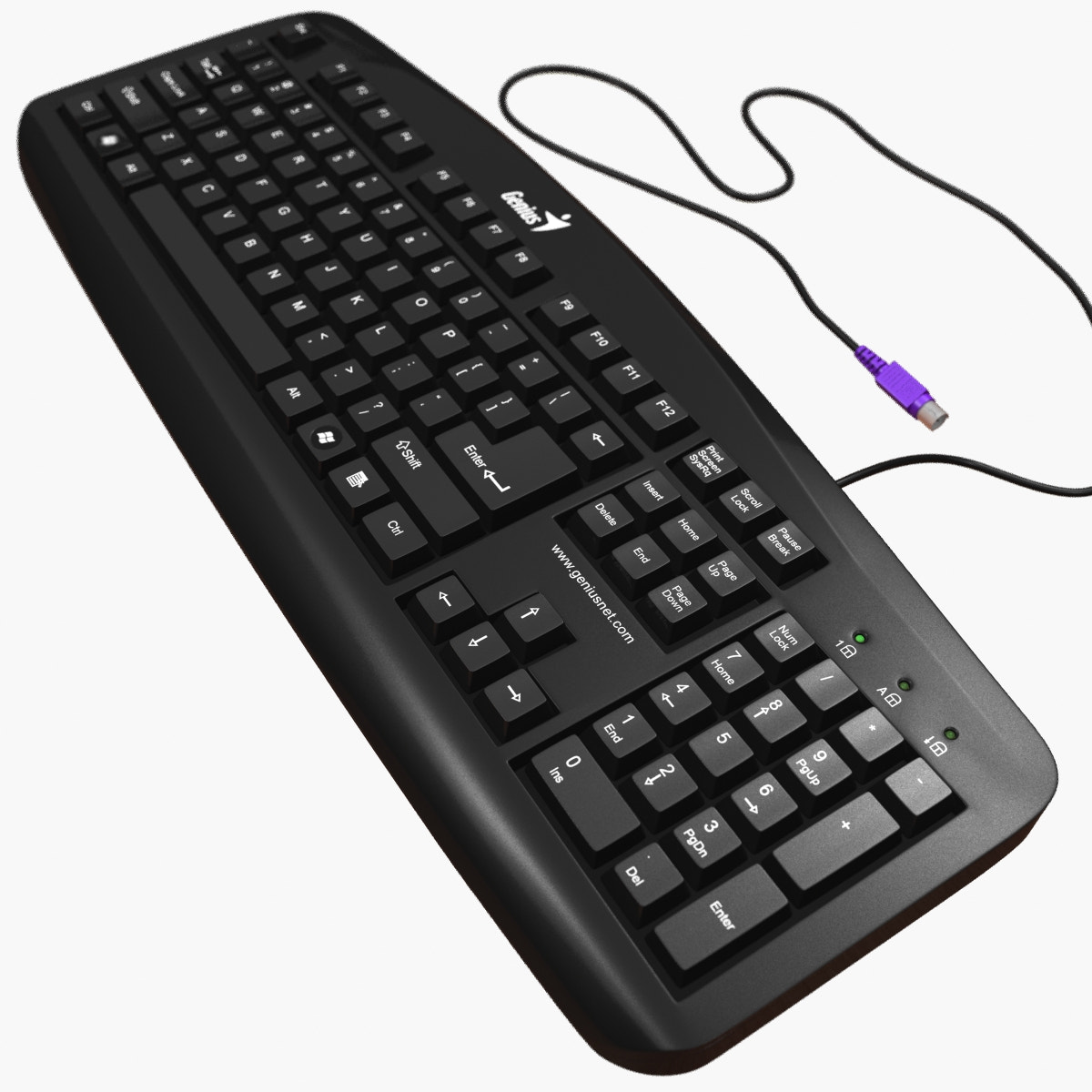 Black Computer 3D Model