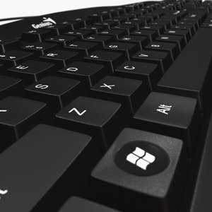 Black Computer 3D Model Thumbnail