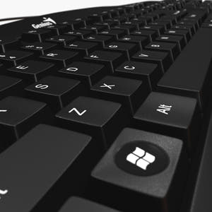 Black Computer 3D Model Thumbnail