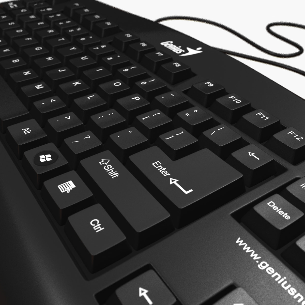 Black Computer 3D Model