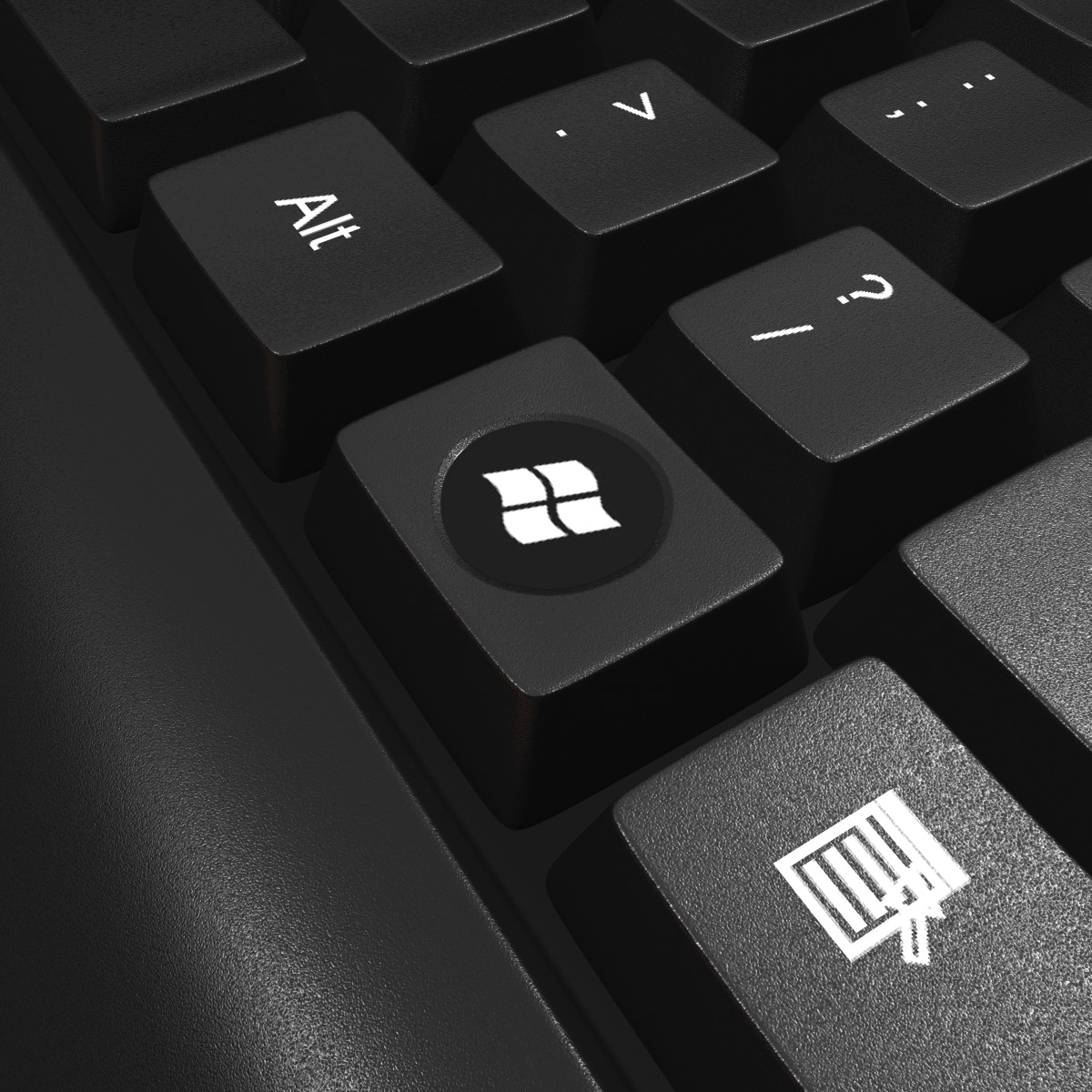 Black Computer 3D Model