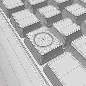 Black Computer 3D Model Thumbnail