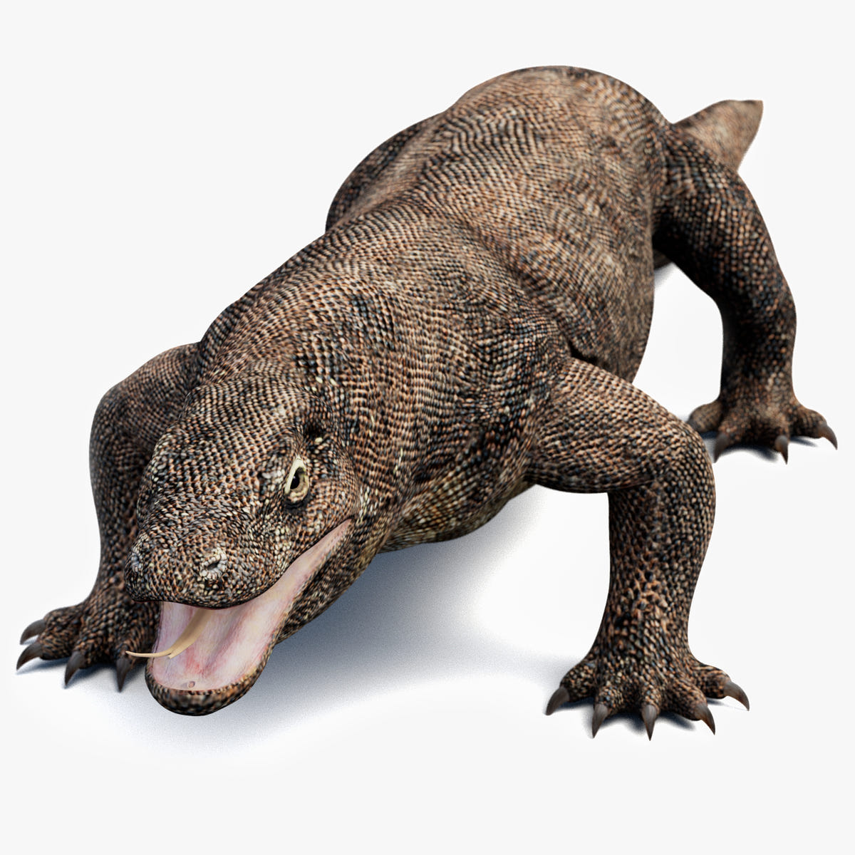 Game-Ready Komodo Dragon 3D Model