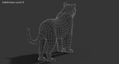Big Cats 3D Model
