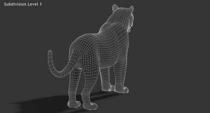 Big Cats 03 3D Model
