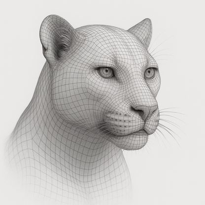 Custom Animal 3D Modeling Service (From Scratch)