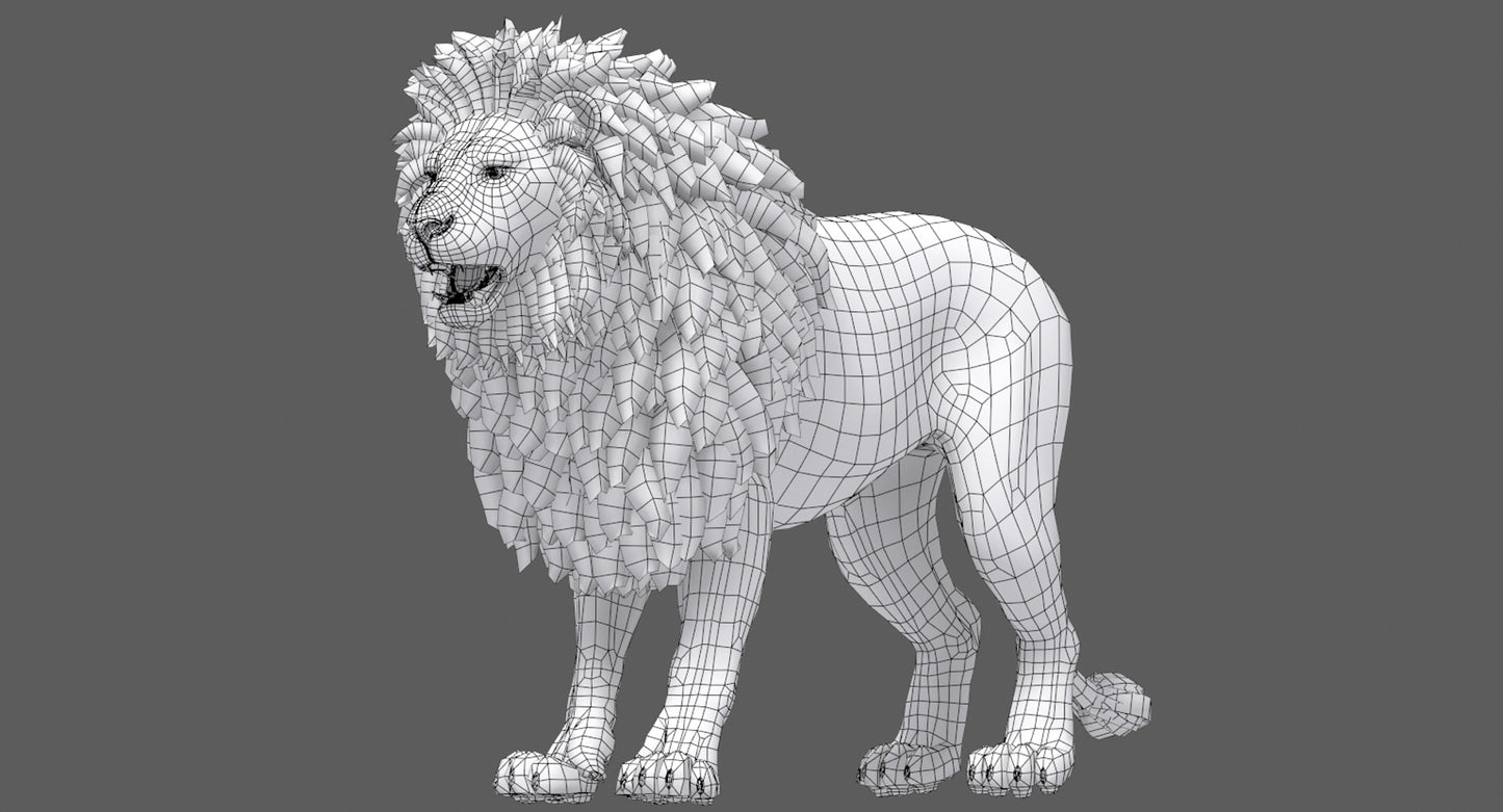 Big Cats 05 3D Model