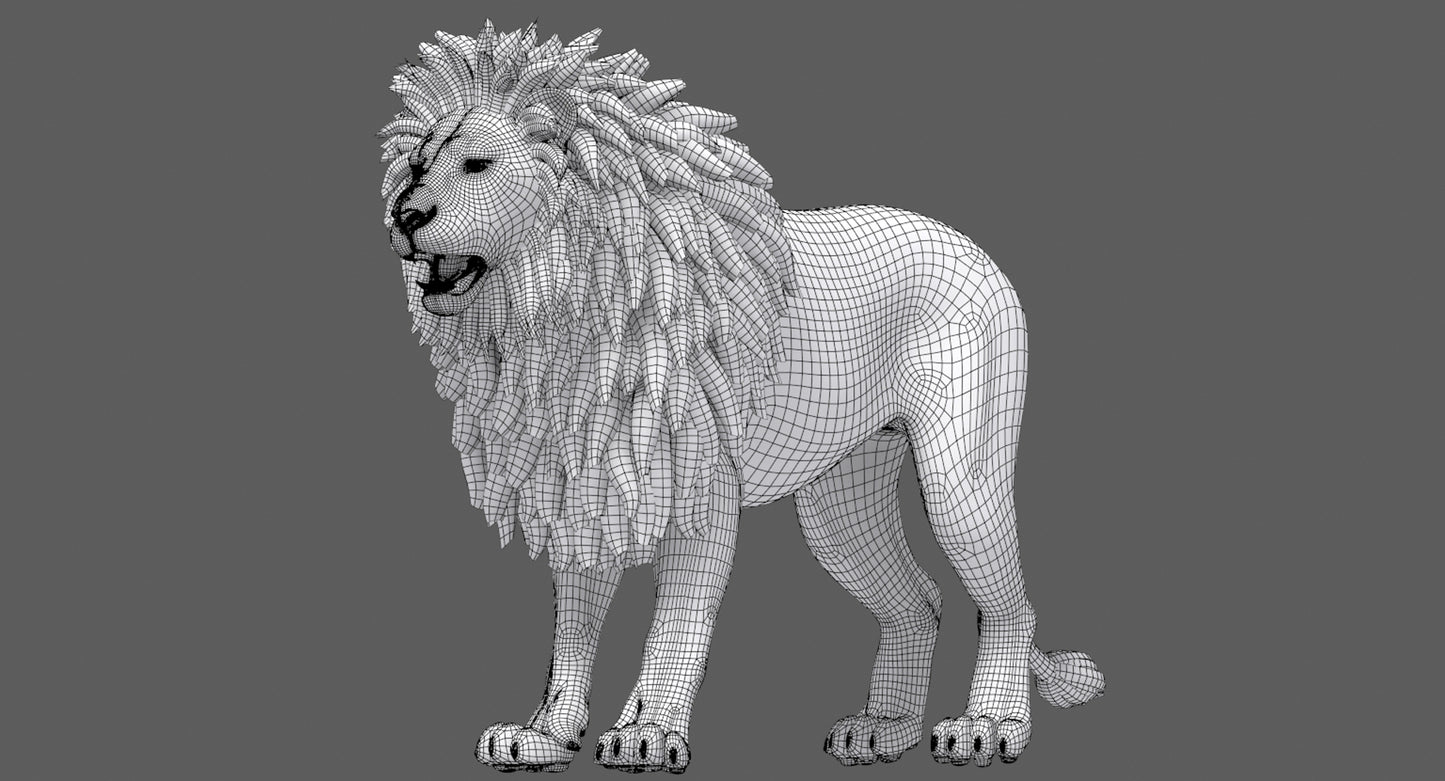 Big Cats 05 3D Model