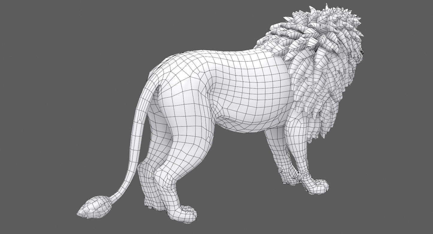 Big Cats 05 3D Model