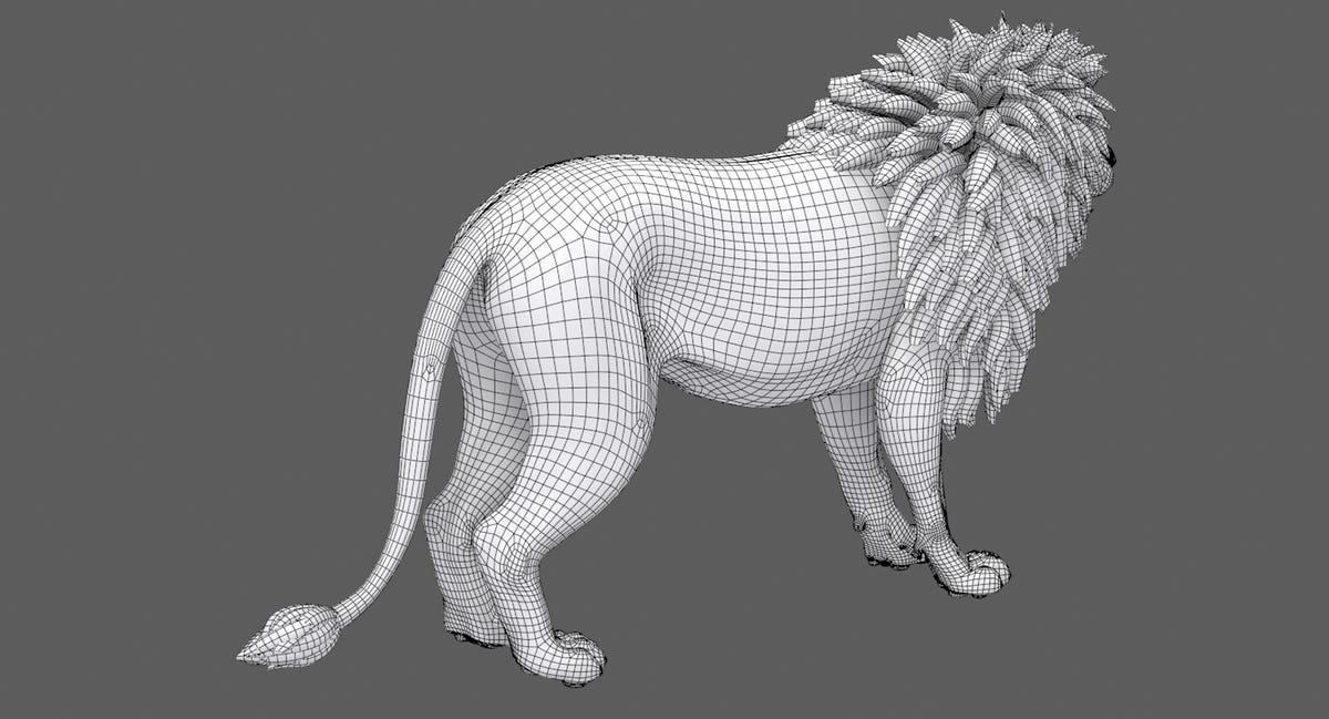 Big Cats 05 3D Model