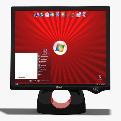 LG L1900R Monitor 3D Model - Free, Game-Ready