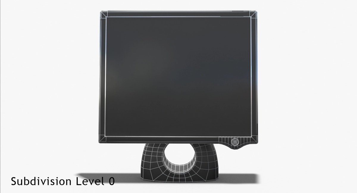 LG L1900R Monitor 3D Model - Free, Game-Ready