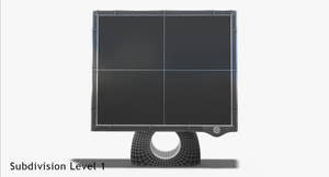 LG L1900R Monitor 3D Model - Free, Game-Ready Thumbnail