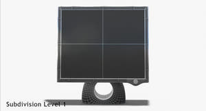 LG L1900R Monitor 3D Model - Free, Game-Ready Thumbnail