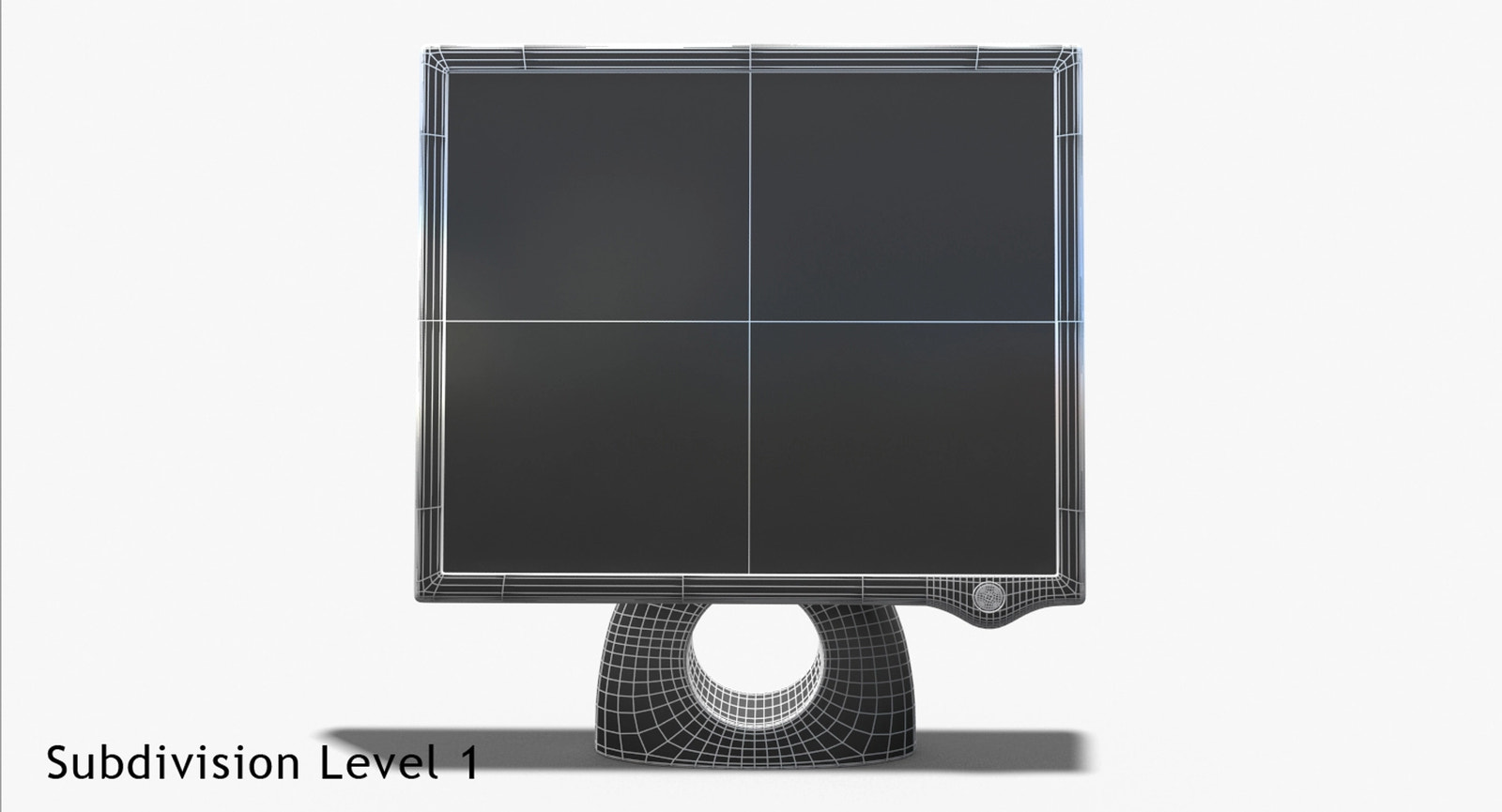 LG L1900R Monitor 3D Model - Free, Game-Ready