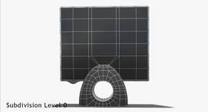 LG L1900R Monitor 3D Model - Free, Game-Ready Thumbnail