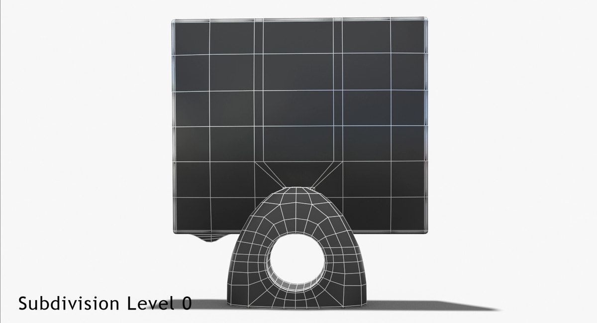 LG L1900R Monitor 3D Model - Free, Game-Ready