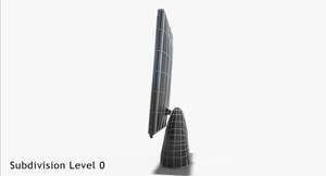 LG L1900R Monitor 3D Model - Free, Game-Ready Thumbnail