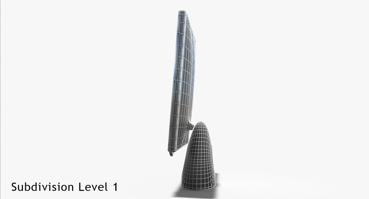 LG L1900R Monitor 3D Model - Free, Game-Ready