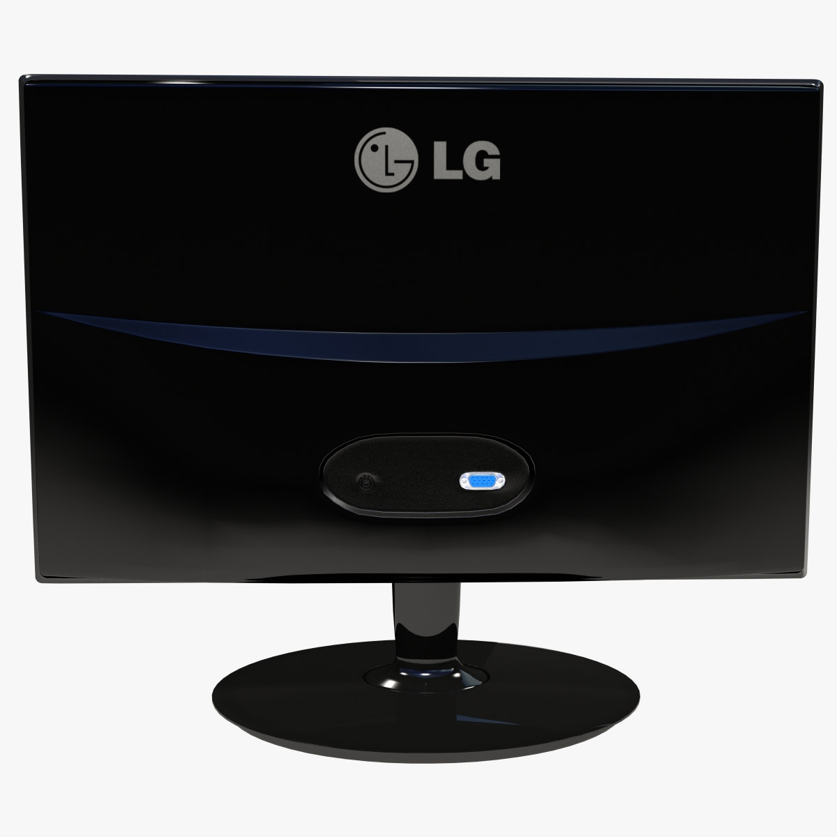 Black Computer 3D Model