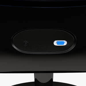 Black Computer 3D Model Thumbnail