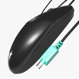 Black Computer 3D Model Thumbnail
