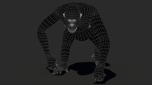 Orangutan 3D Model Animated Fur Thumbnail