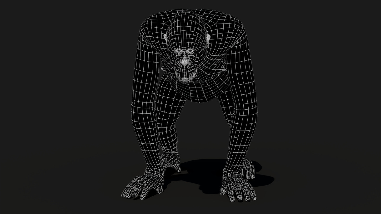 Orangutan Fur 3D Model