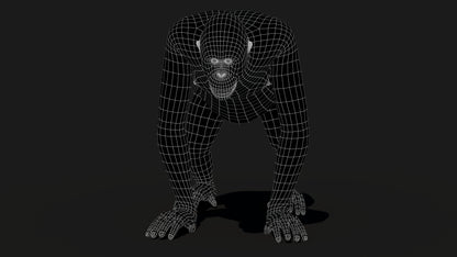 Oranguran Fur 3D Model