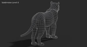 Big Cats 3D Model Thumbnail