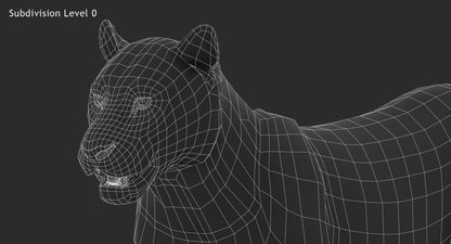 Big Cats 03 3D Model