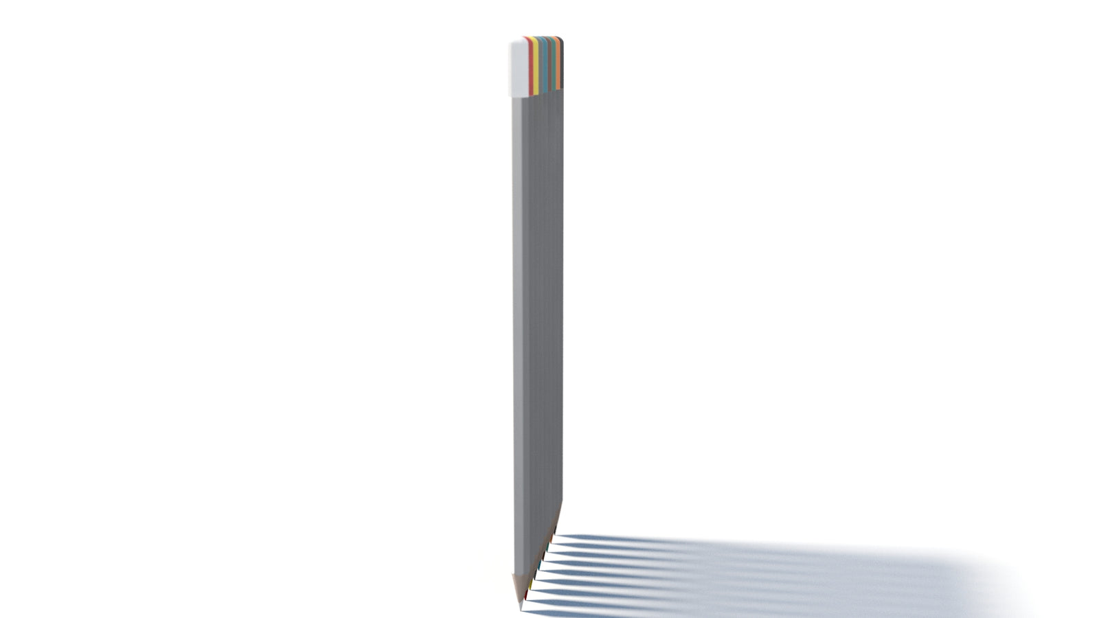 Realistic Colored Pencils 3D Model 360° view 1 frame 26