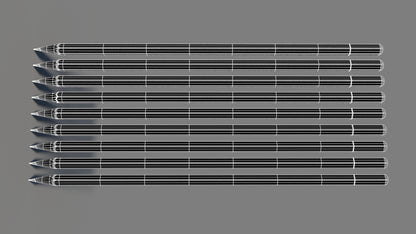 Realistic Colored Pencils 3D Model