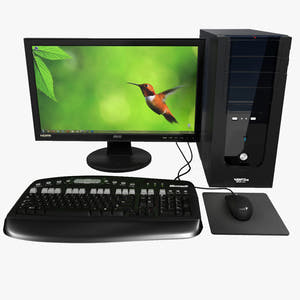 Personal Computer 3D Model Thumbnail