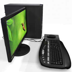 Personal Computer 3D Model for Download Thumbnail