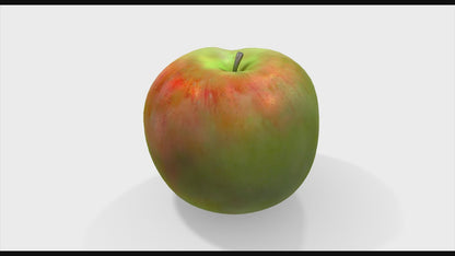 Apple Fruit 3d Model