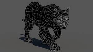 Puma Animated 3D Model Thumbnail