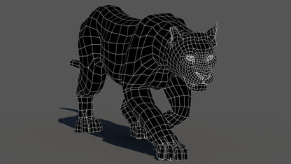 Puma Animated 3D Model