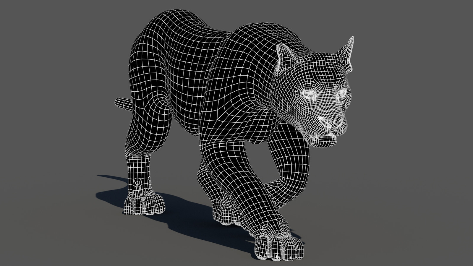 Puma Animated 3D Model