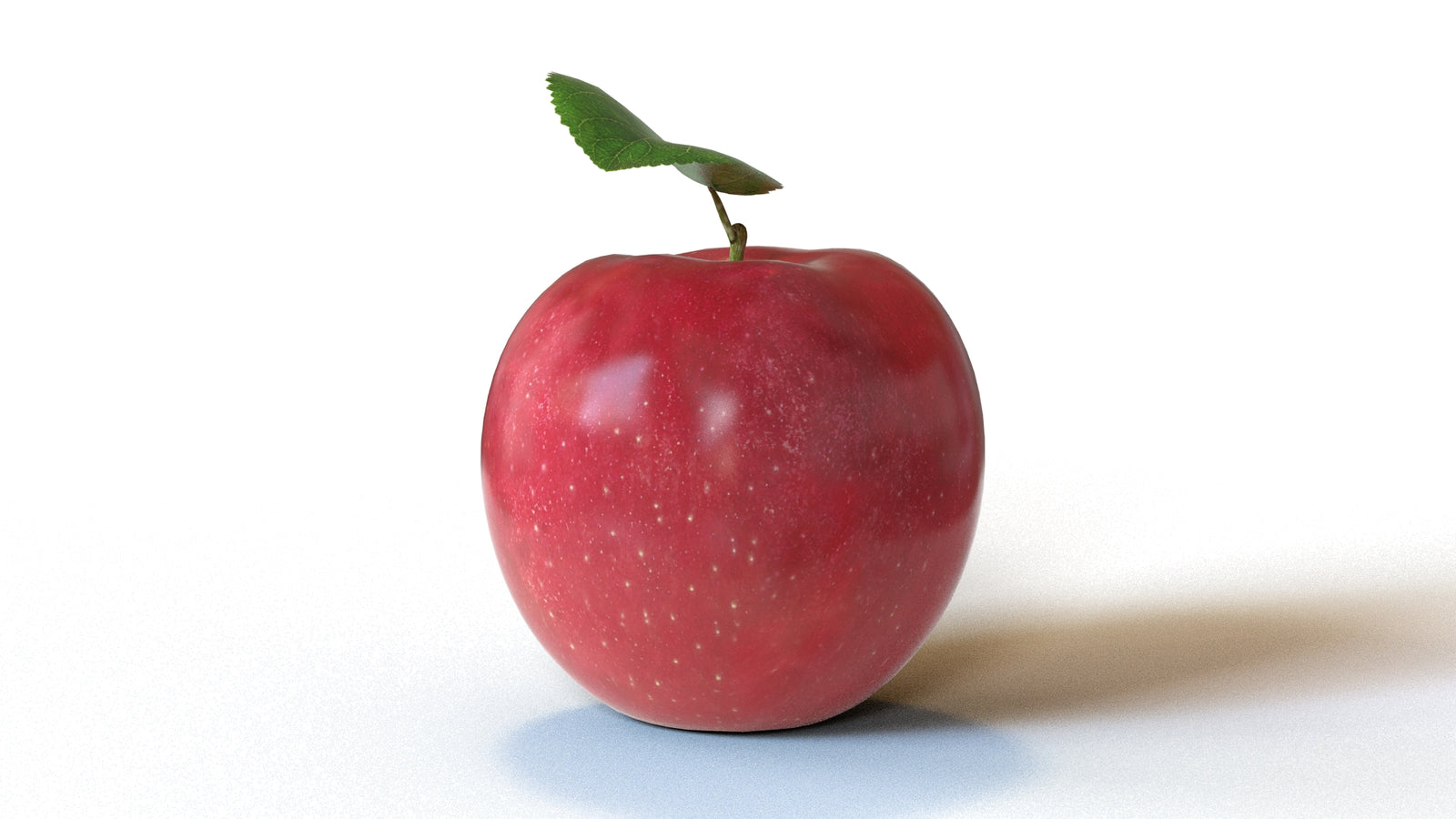 Red Apple 3D Model 360° view 1 frame 5