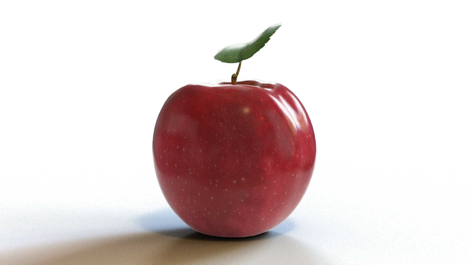 Red Apple 3D Model 360° view 1 frame 24