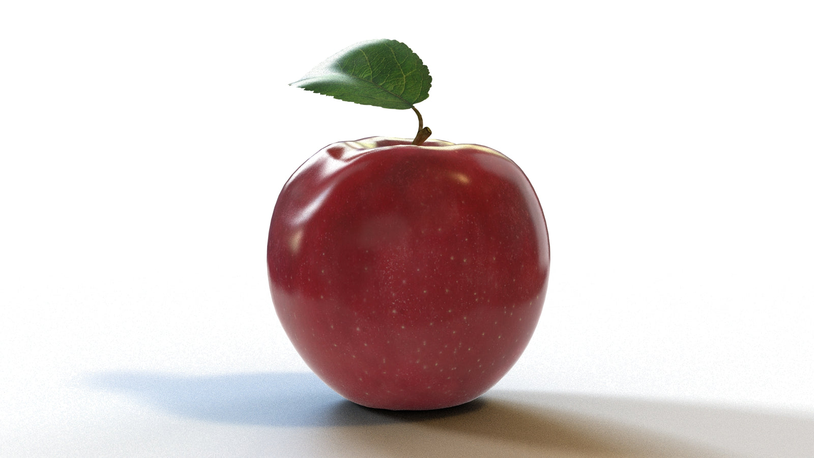 Red Apple 3D Model 360° view 1 frame 30