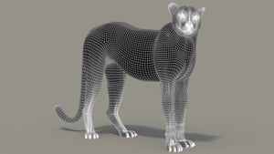 Cheetah 3D Model Rigged Thumbnail
