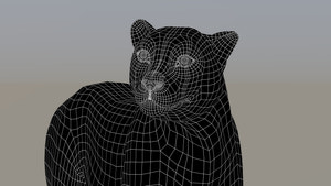 Cheetah 3D Model Rigged Thumbnail