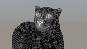 Cheetah 3D Model Rigged Thumbnail