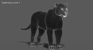 Rigged Jaguar 3D Model - Game-Ready Thumbnail